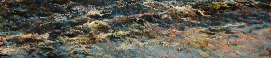 Rocas en la playa 46x55